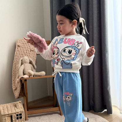 Ensemble décontracté La-Bu-Bu Friends pour filles