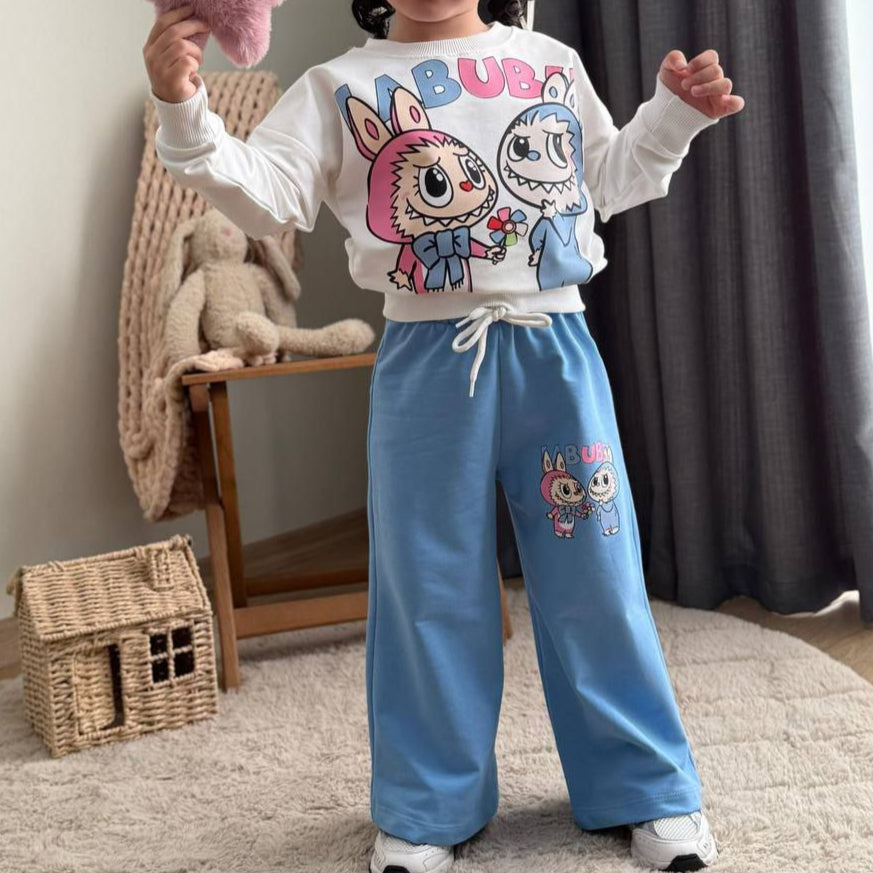 Ensemble décontracté La-Bu-Bu Friends pour filles