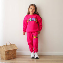 Ensemble de jogging La-Bu-Bu Girls éclatant