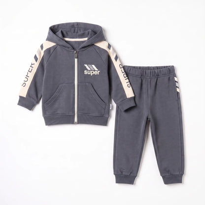 Mini Mood Cotton Joggers Set