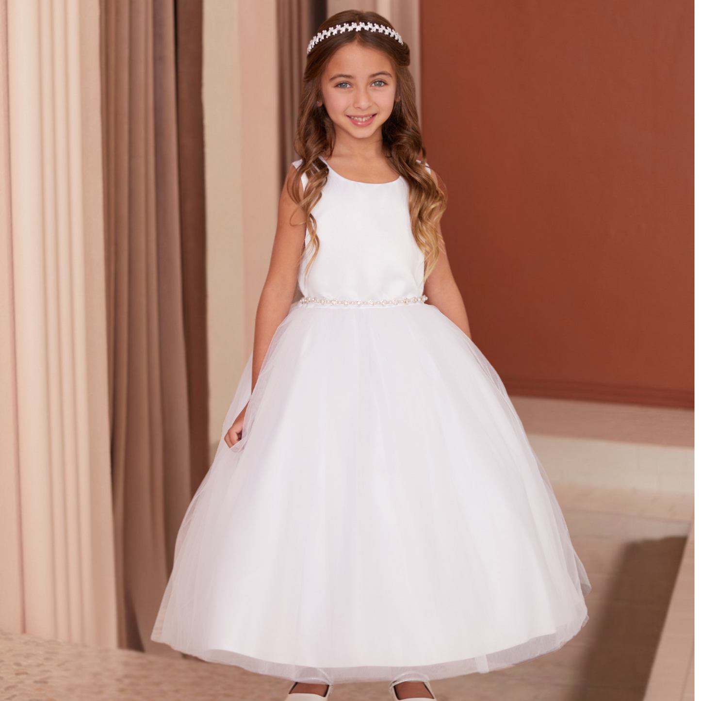Robe de cérémonie fille Serene Beauty