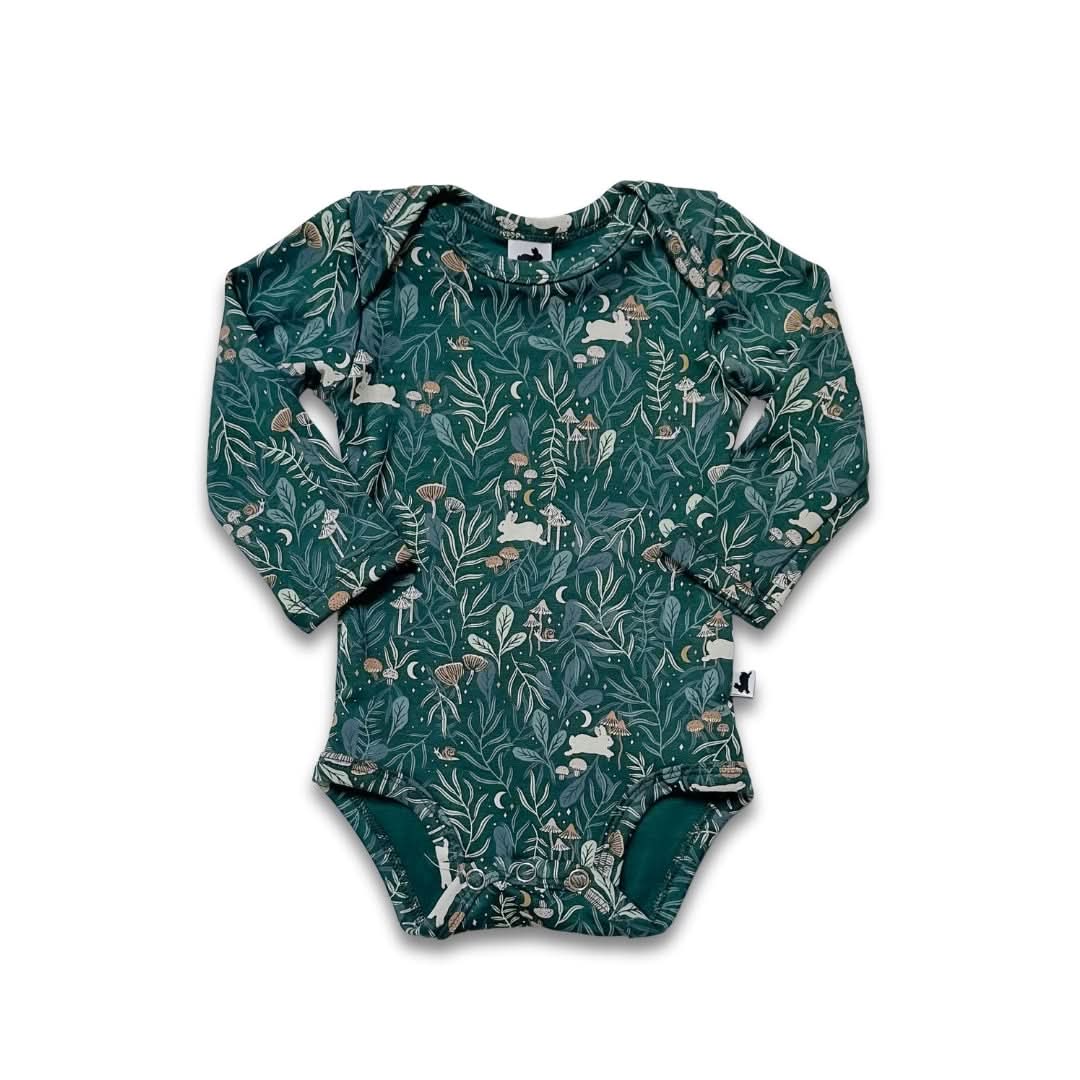 Bamboo Baby Long-Sleeved Bodysuit | Outer Space