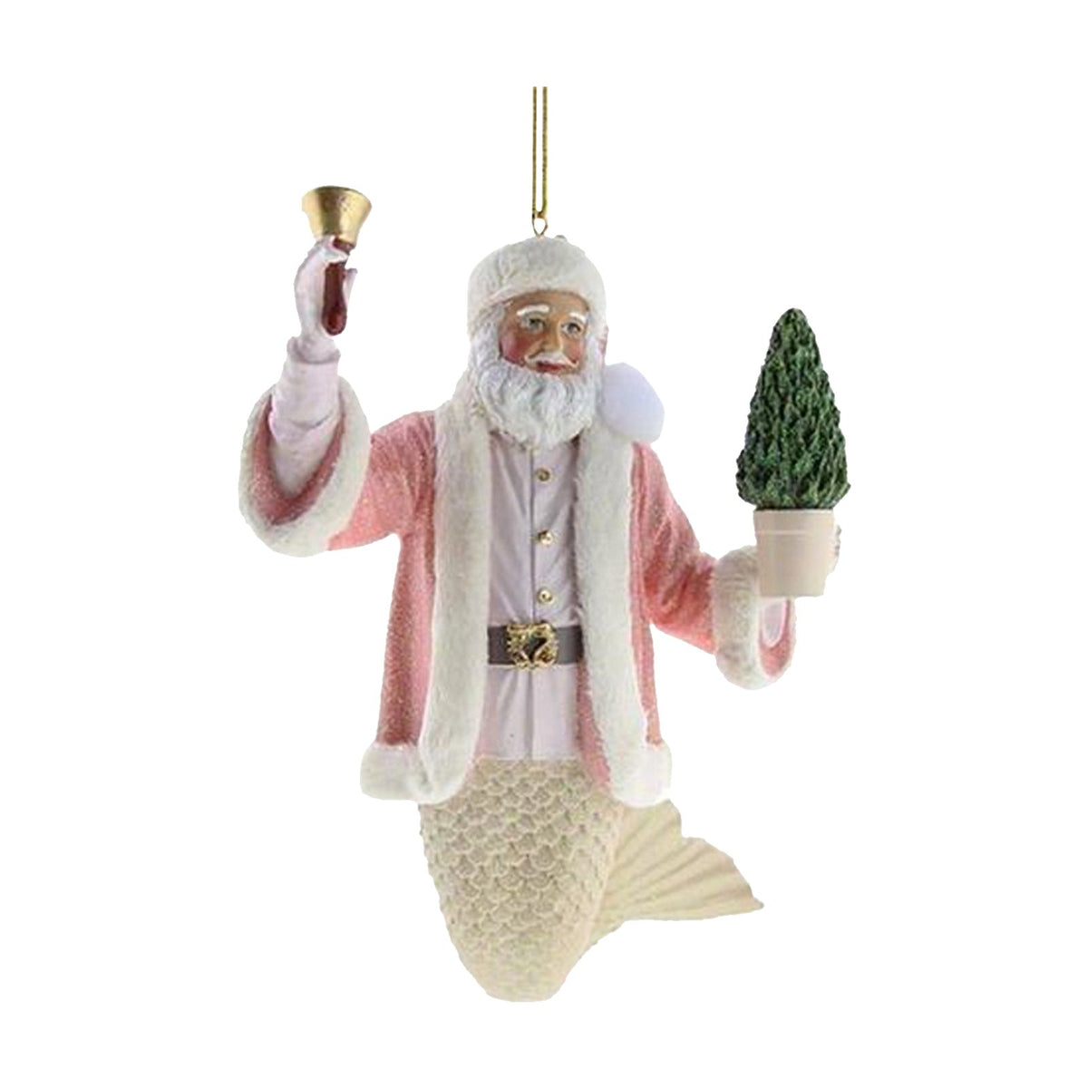 Christmas Merman Gift Ornament Pendant Interior