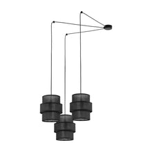 CALISTO Black 3-Light Pendant Lamp for Dining Room, Living Room & Modern Interiors