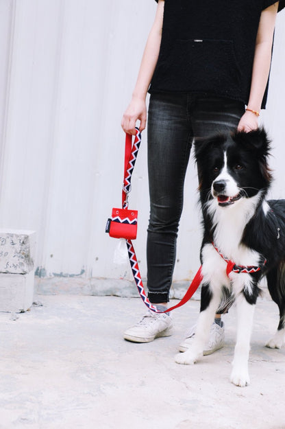 Momopets™ Série Arc-en-ciel – Distributeur de sacs à déjections canines en feutre
