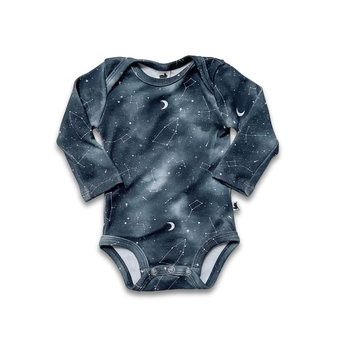 Bamboo Baby Long-Sleeved Bodysuit | Celestial Floral