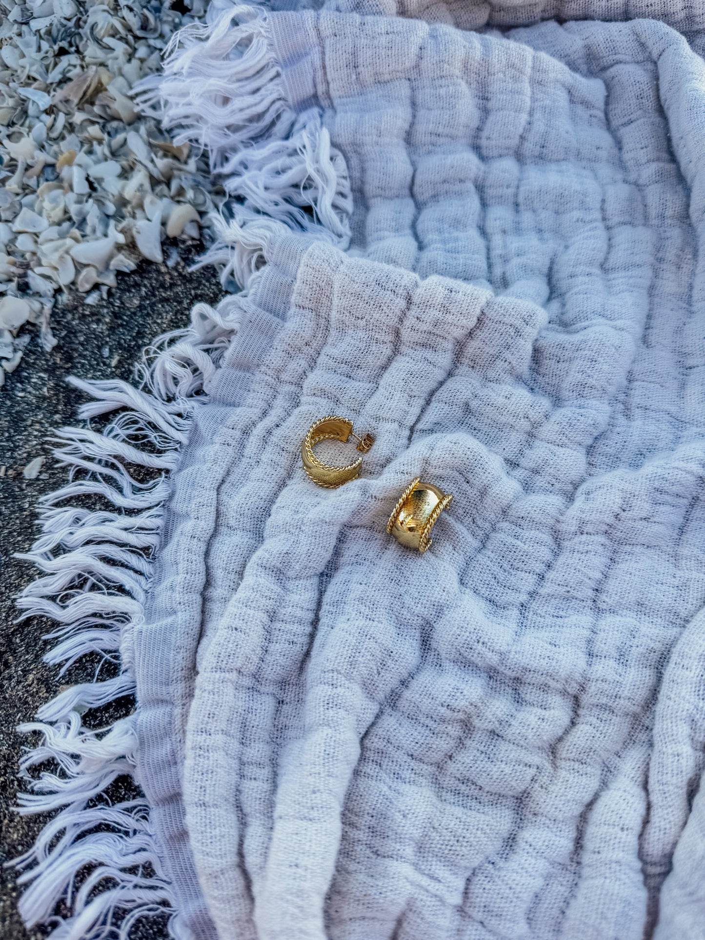 Les boucles d'oreilles créoles Sidney