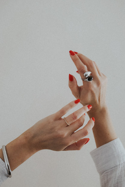 La bague Katherine (or et argent)