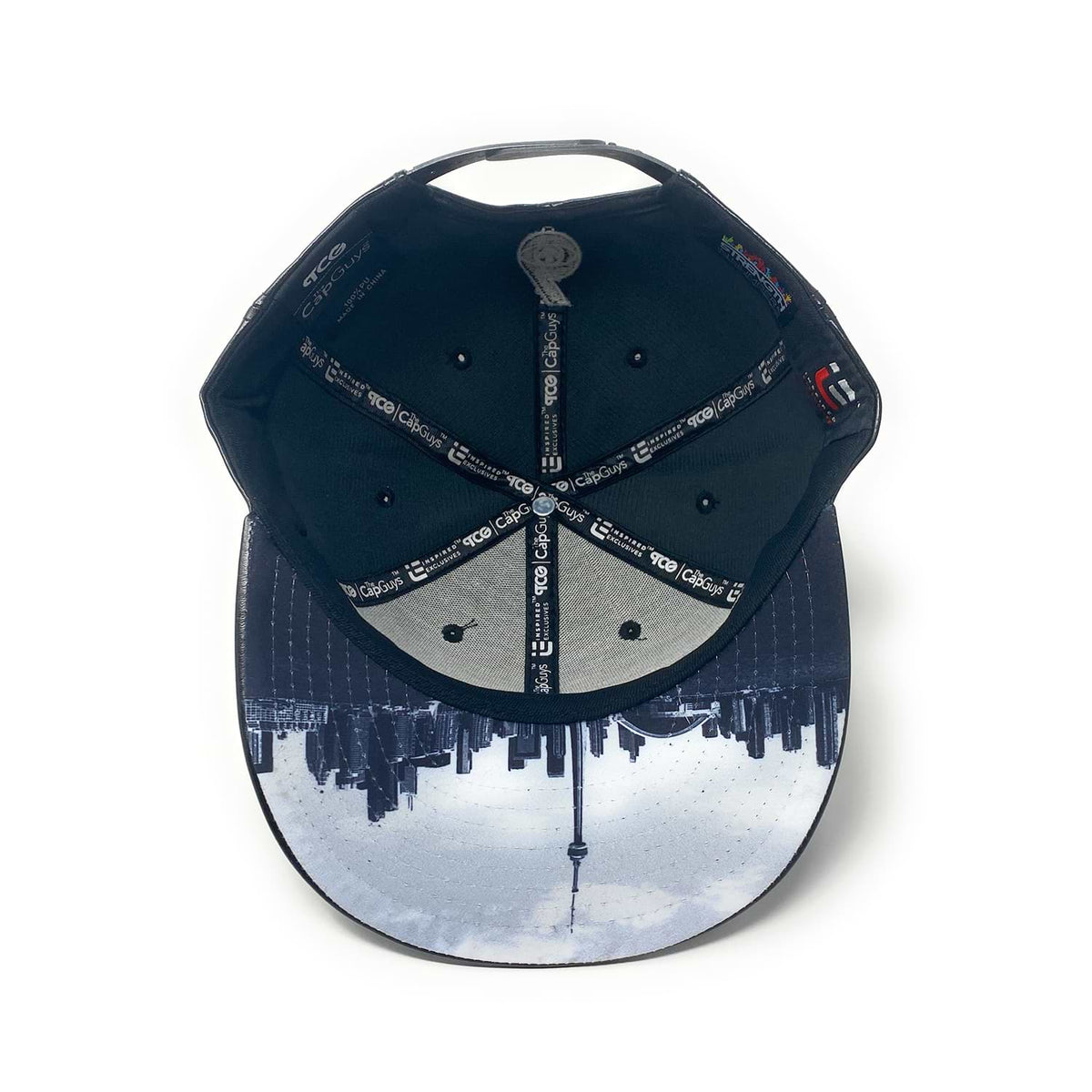 6 Visions - The Cap Guys TCG / Inspired Exclusives PU Black/White Snapback Cap