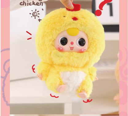 Série de poupées en peluche du zodiaque chinois Bébé Trois