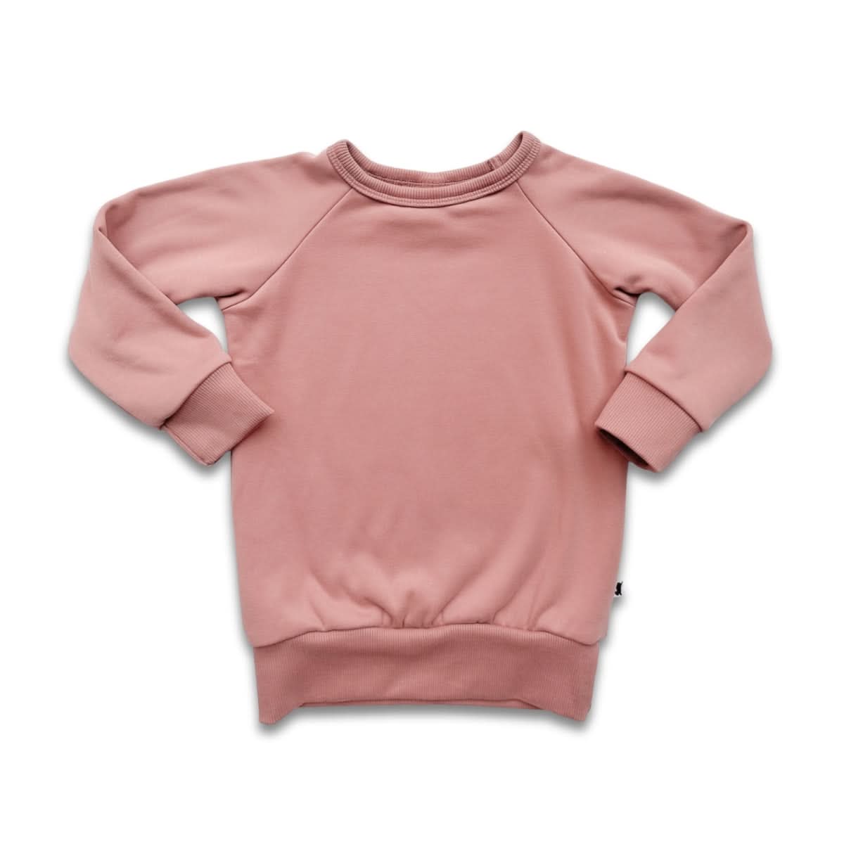 Youth Bamboo Fleece Raglan Pullover | Black