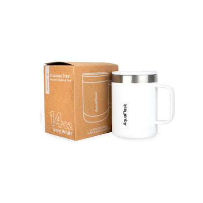 Mug Aquaflask isotherme avec couvercle et anse 415 ml (14 oz)