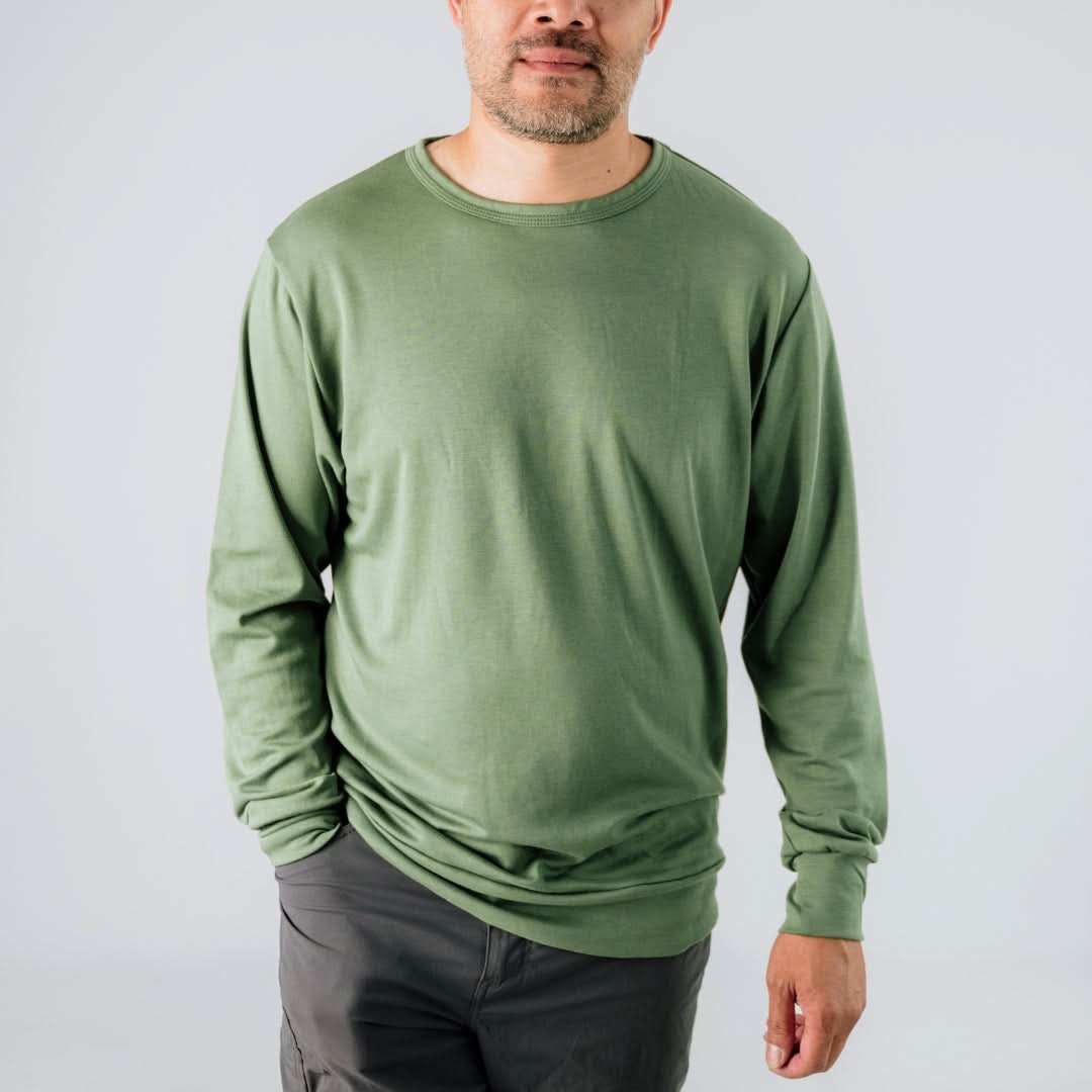 Men's Bamboo Pullover | Charcoal