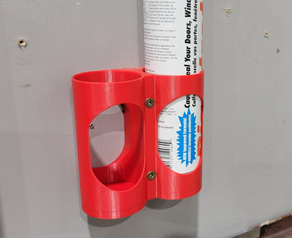 Caulk Tube Holder: 2-Tube Organizer