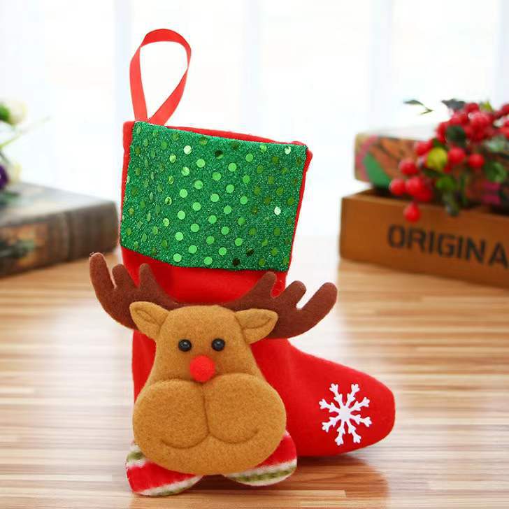 Christmas Stocking Pendant – Festive Holiday Gift Bag Hanging Decoration
