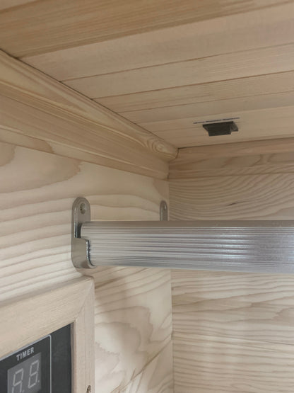 Blisspod | Vienne | Sauna infrarouge lointain | Pruche du Canada très faible champ électromagnétique | 185 cm H x 90 cm L x 65 cm P | 1 personne
