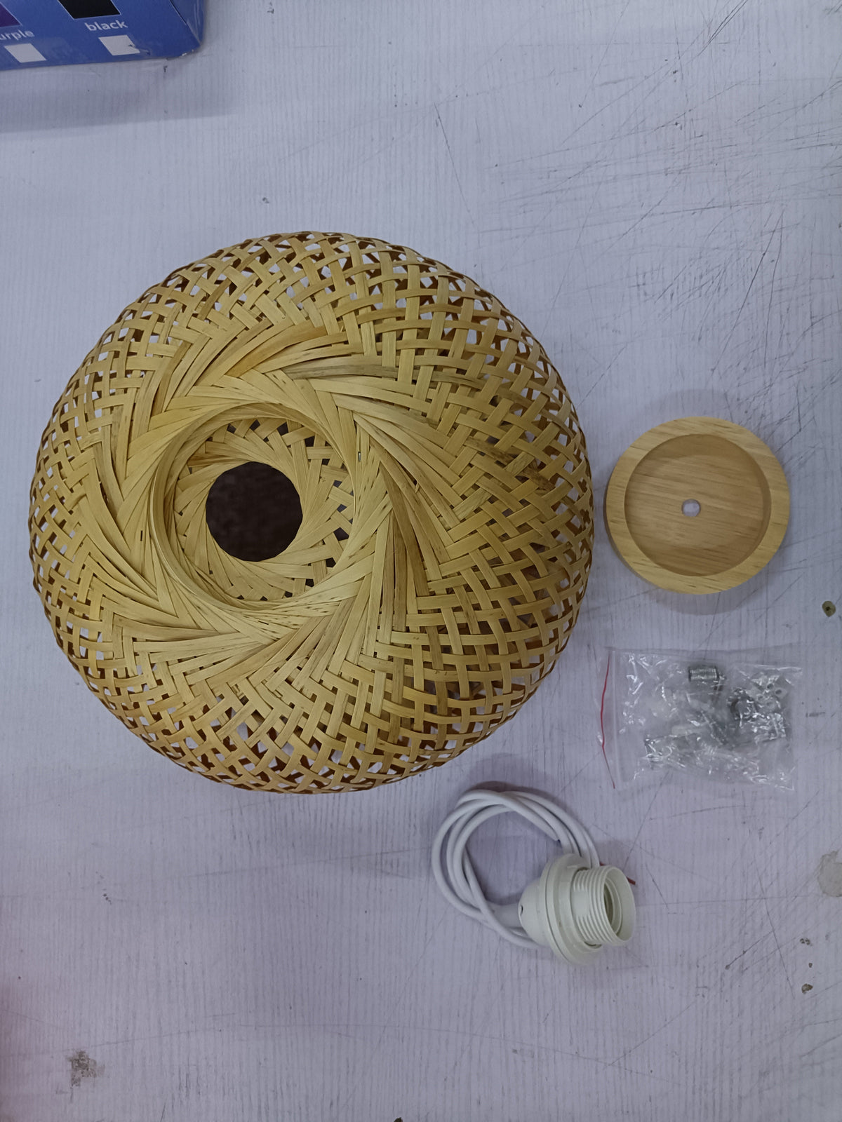 Bamboo Woven Simple Japanese Creative Pastoral Chandelier
