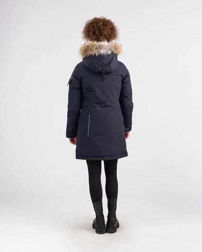 Outdoor Survival Canada Women's Jaci -40 Down Parka, Cold Lake Blue, X-Large - ON DISPLAY