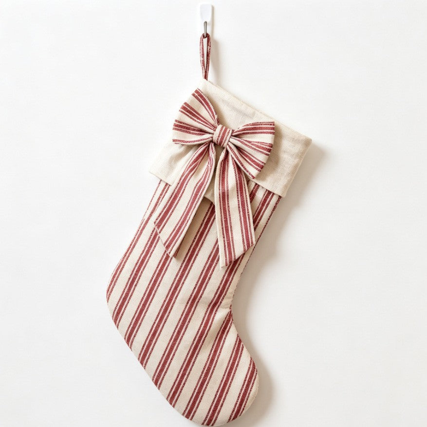 Christmas Fireplace Decorative Stocking Gift Bag