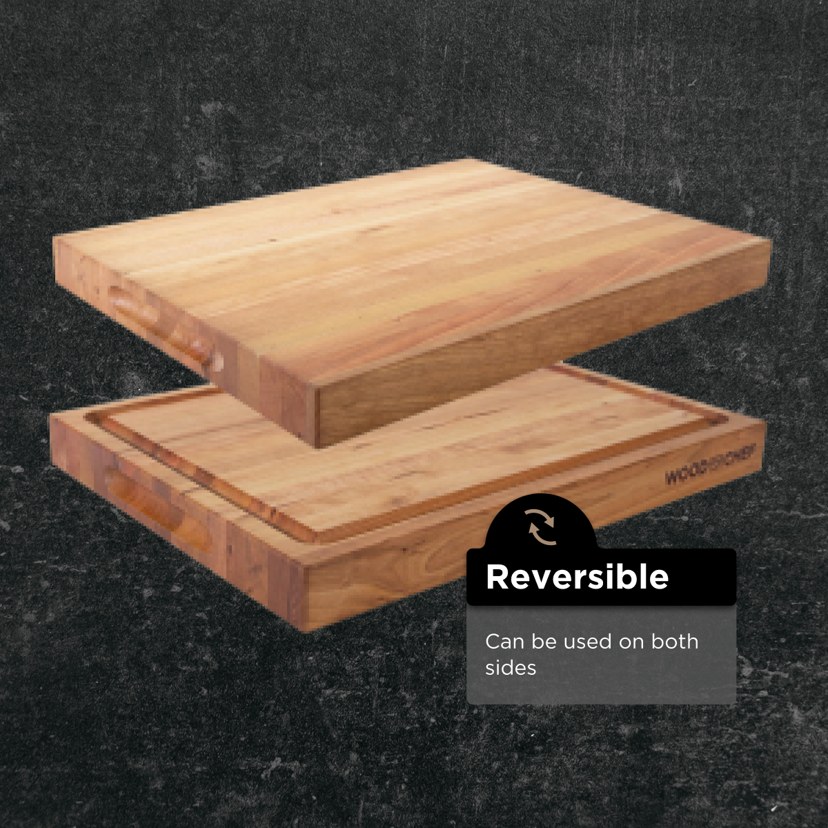 Classic Medium Wood Reversible Cutting Board