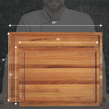 Classic Large Wood Reversible Cutting Board