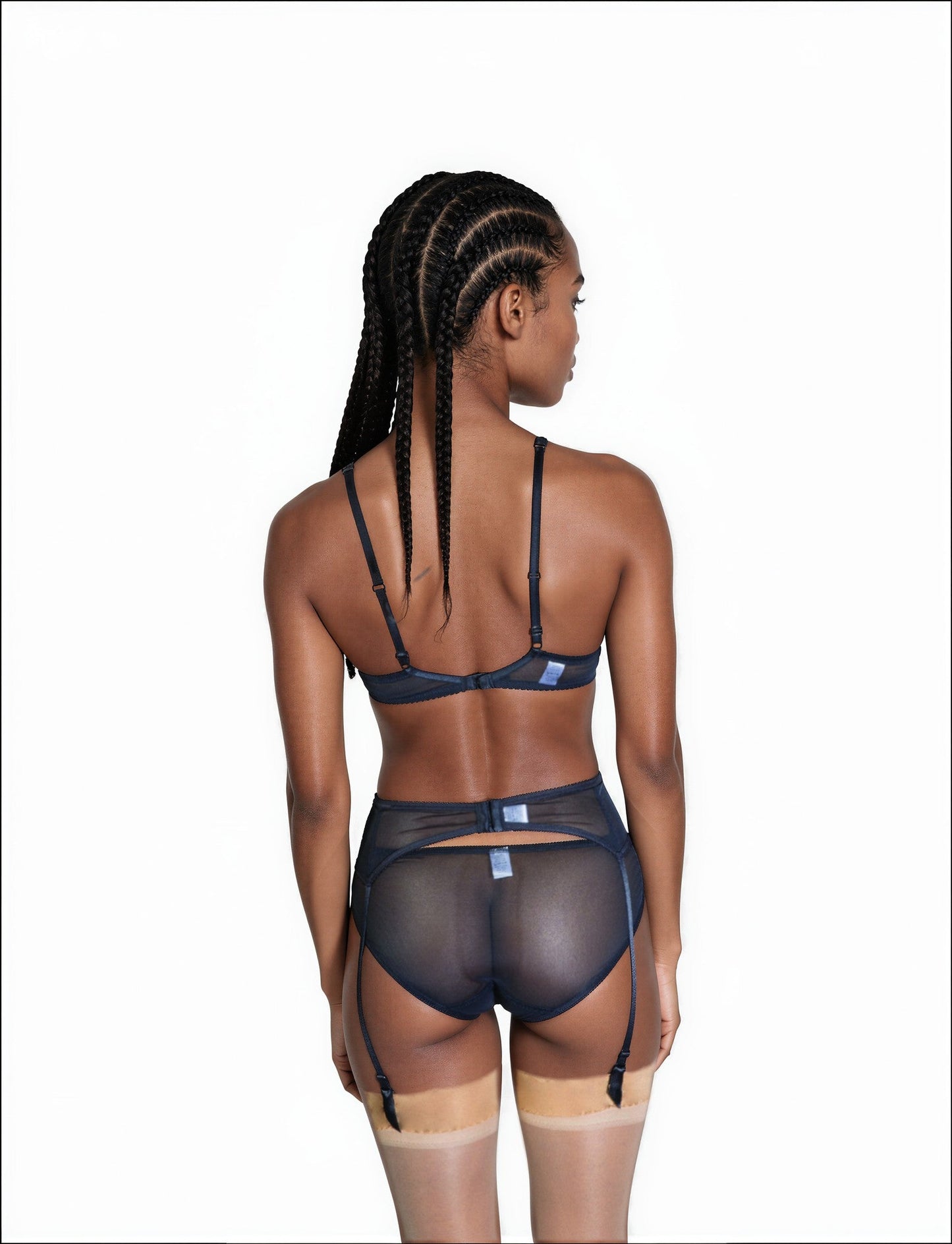 Gomeisa Sheer Mesh Bra With Soft Cup