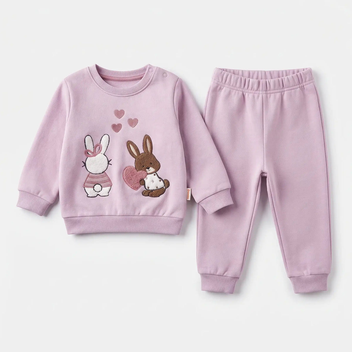 Lovely Bunnies Cotton Joggers Set