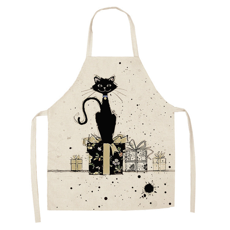 Tablier de chat mignon style dessin animé européen et américain