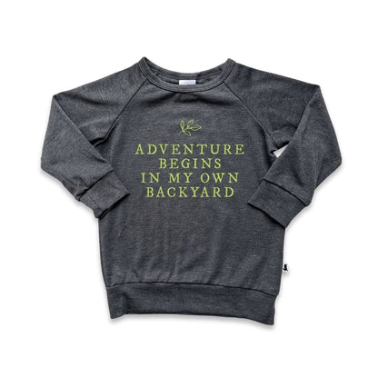 Baby/Kids' Graphic Bamboo Raglan Sleeve Pullover | Kindness Is Key In Rose
