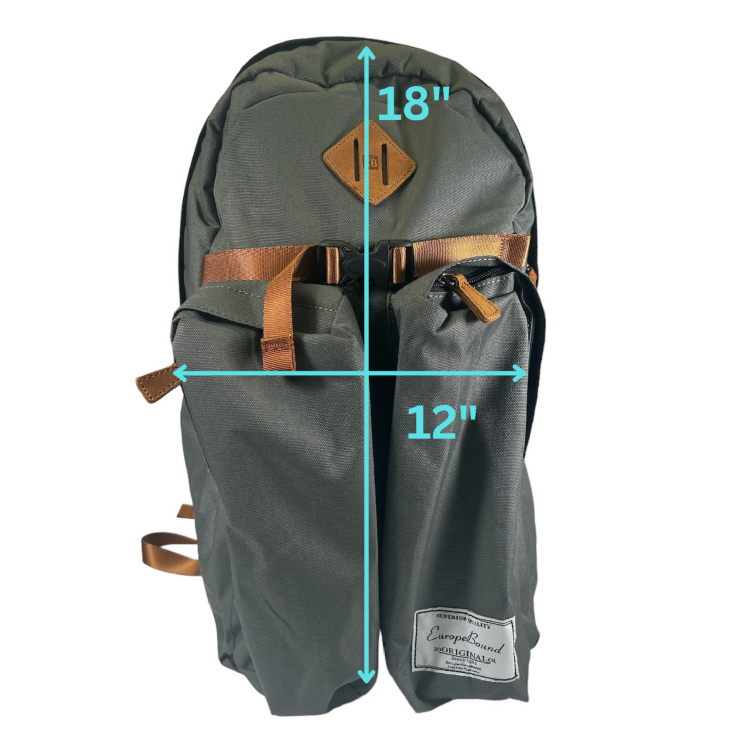 Sac à dos de randonnée pour l'Europe 32 L pour les aventures urbaines et en plein air