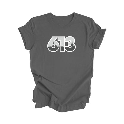 613 Ottawa Ontario Canada Cadeau Skyline de ville indicatif régional – T-shirt unisexe – Inspiré X