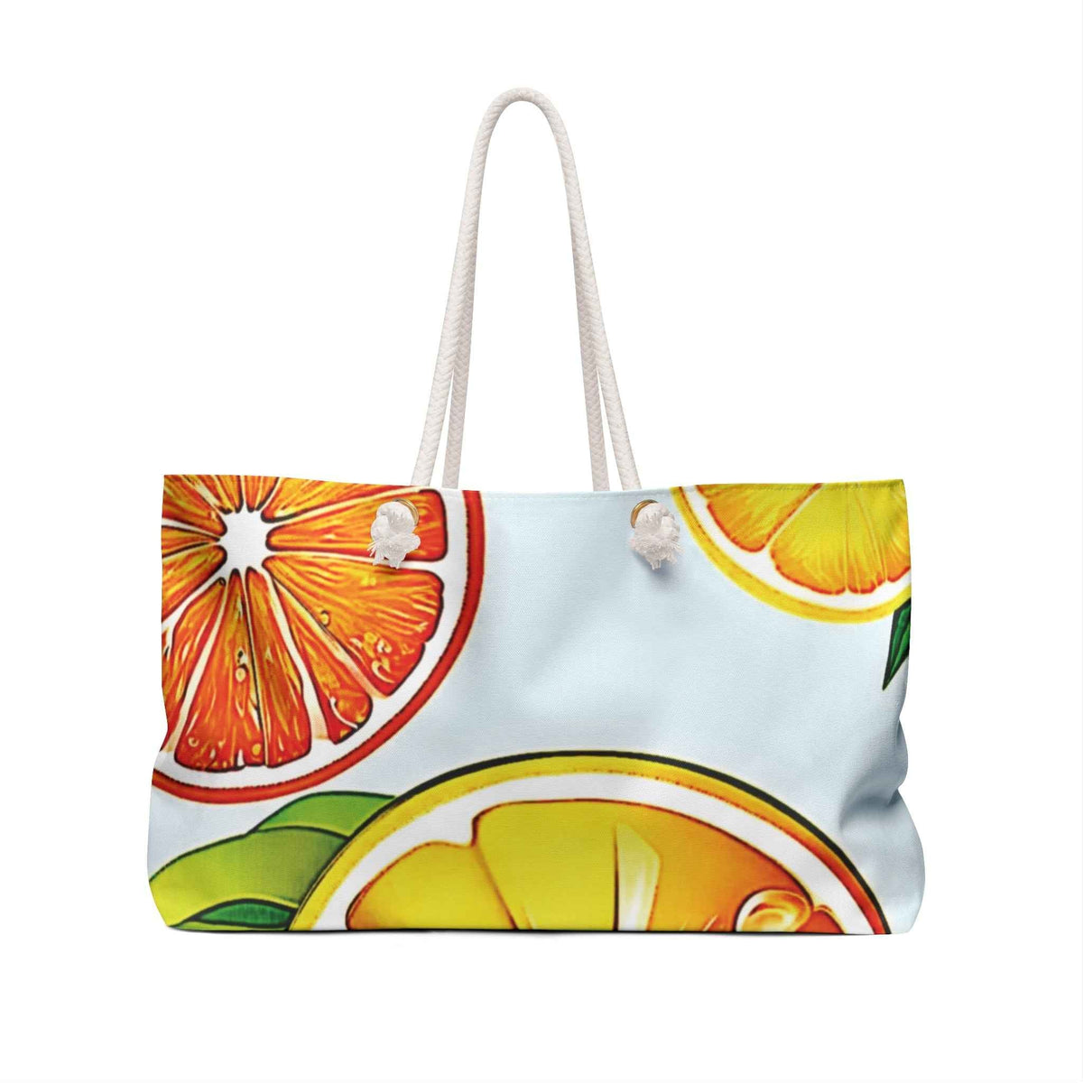 Sac de voyage Tranches d'agrumes | Grand cabas orange citron