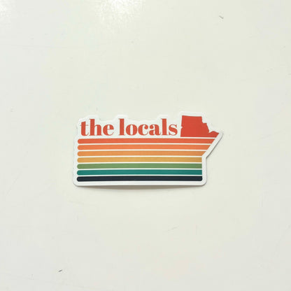 The Locals Prairie Sunset Sticker