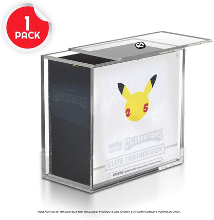 EVORETRO 4mm Acrylic ETB Protector with Sliding Lid – UV-Resistant Display Case