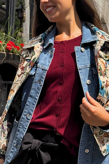 Cardigan léger boutonné Noelle