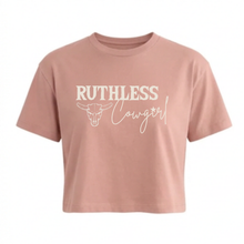 CROP TOP RUTHLESS COWGIRL | Vieux rose