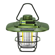 Lanterne de camping vintage pour l'extérieur, lampe portative de style kérosène, lampe de poche rechargeable intelligente, lumière LED pour tente