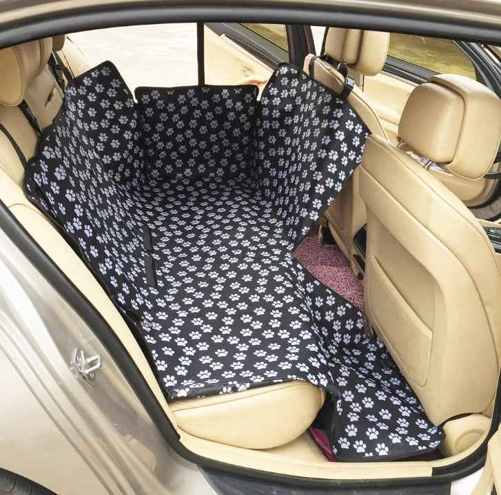 Housse de siège hamac pour chien – Tapis de voyage imperméable en Oxford pour animal de compagnie avec harnais de sécurité
