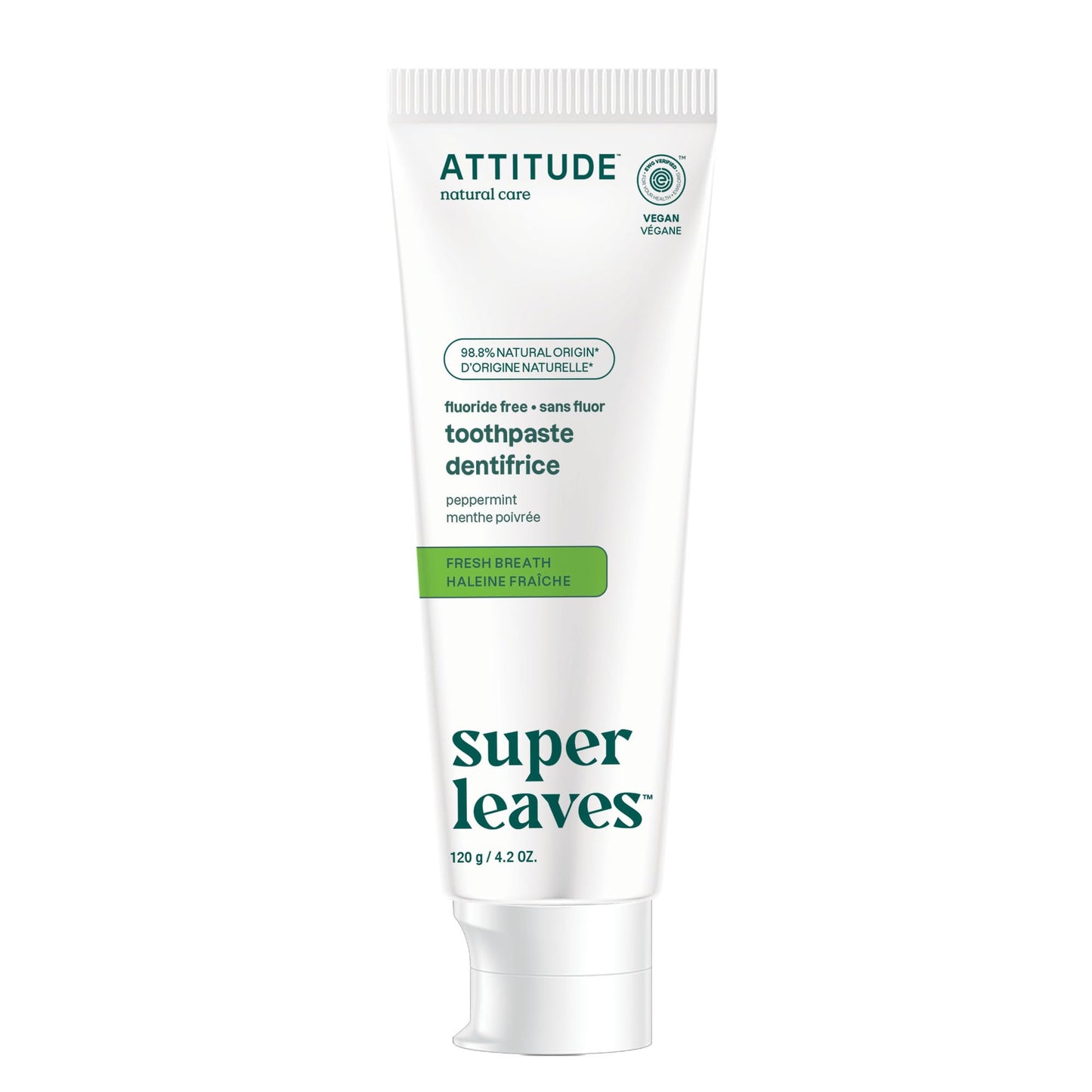 Attitude - Toothpaste Fluoride - Fresh Breath (120g)