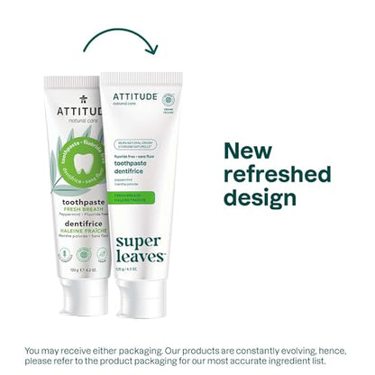 Attitude - Toothpaste Fluoride - Fresh Breath (120g)