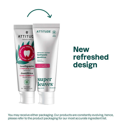 Attitude - Dentifrice au fluorure - Soin complet (120g)