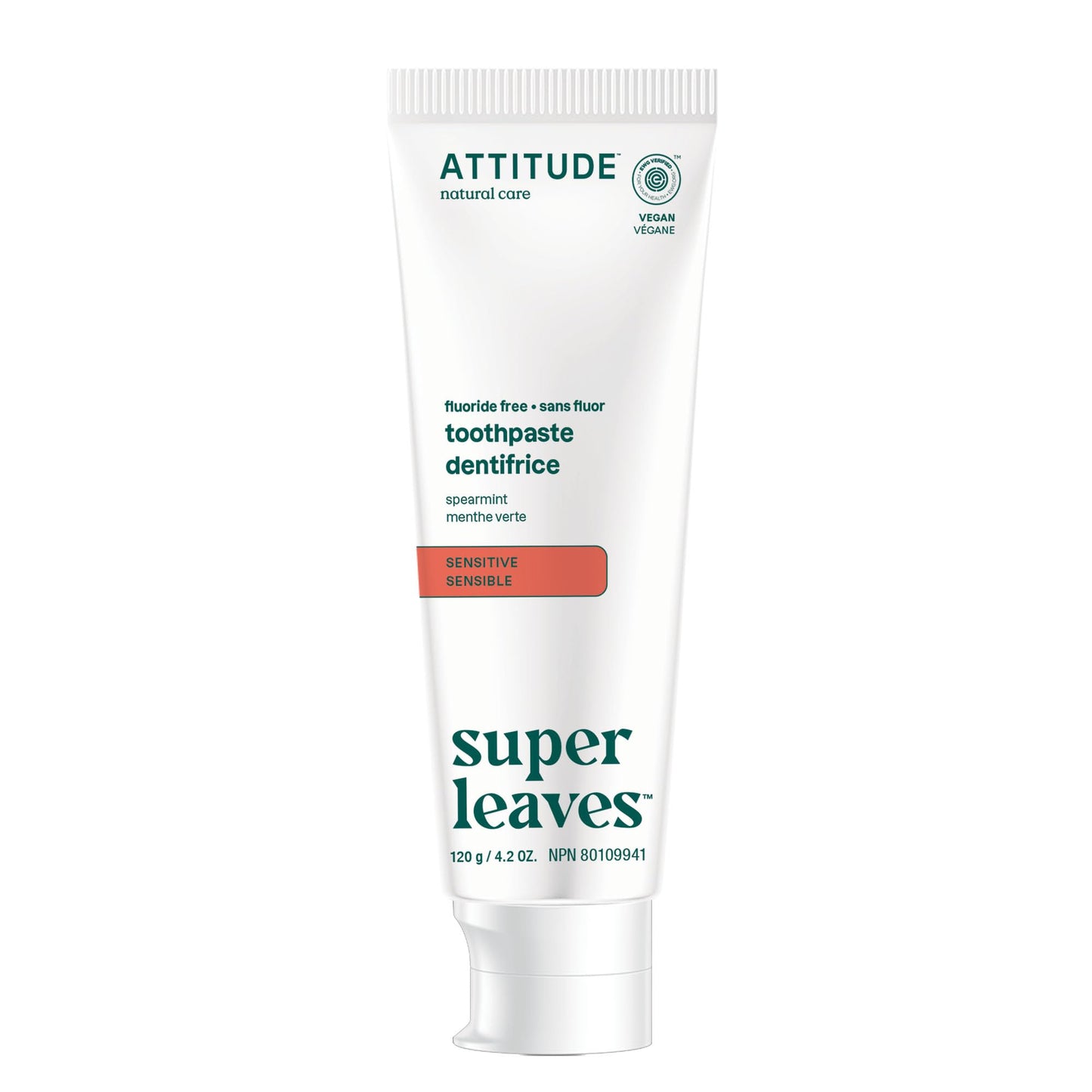 Attitude - Toothpaste Fluor Free - Sensitive (120g)
