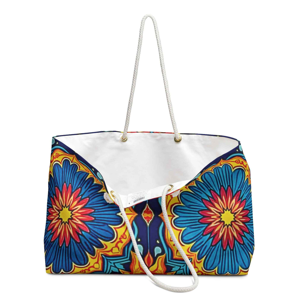Sac de voyage bohème avec motif floral Mandala coloré