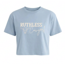 CROP-TOP RUTHLESS COWGIRL | Bleu Denim