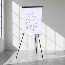 Paperboard de présentation en aluminium sur trépied