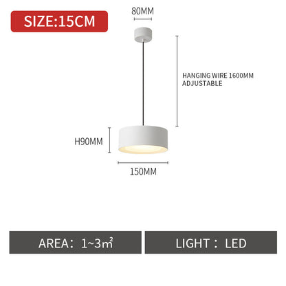 Petite suspension nordique créative pour table de chevet de chambre à coucher