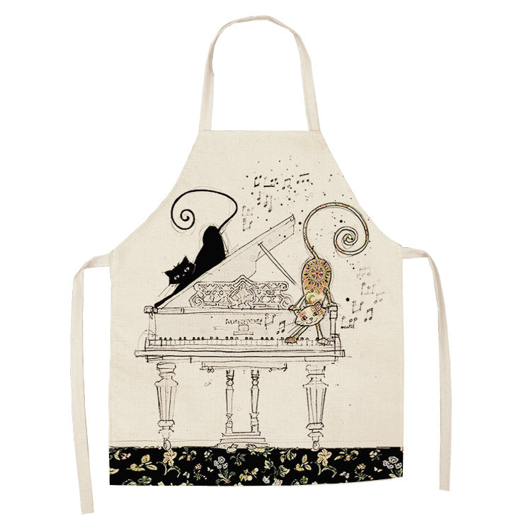 Tablier de chat mignon style dessin animé européen et américain