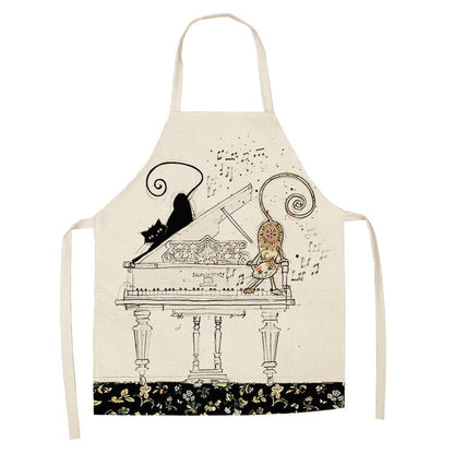 Tablier de chat mignon style dessin animé européen et américain