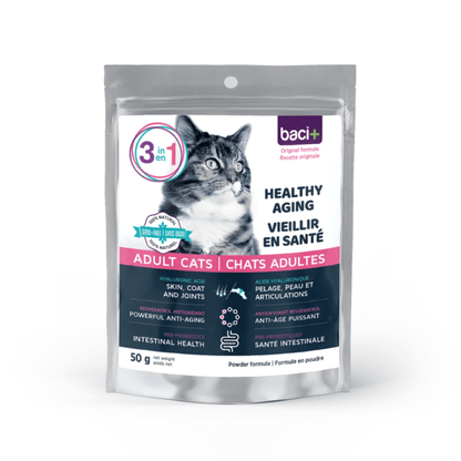 3-en-1 – Soutien Articulaire, Digestif & Cardiaque pour Chats Seniors