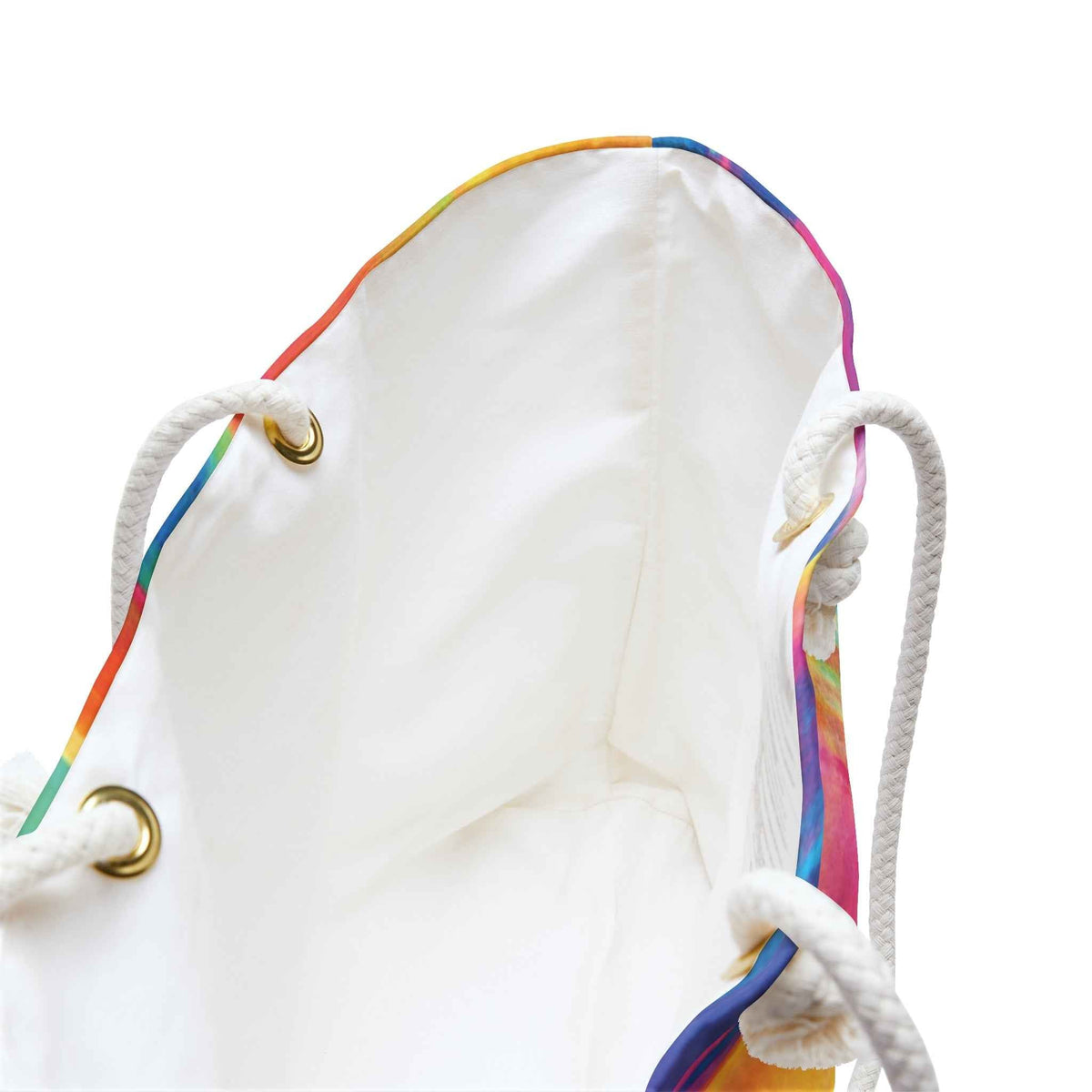 Sac de voyage « weekender » avec des carrés abstraits aquarelle colorés | Grand sac fourre-tout de voyage lumineux